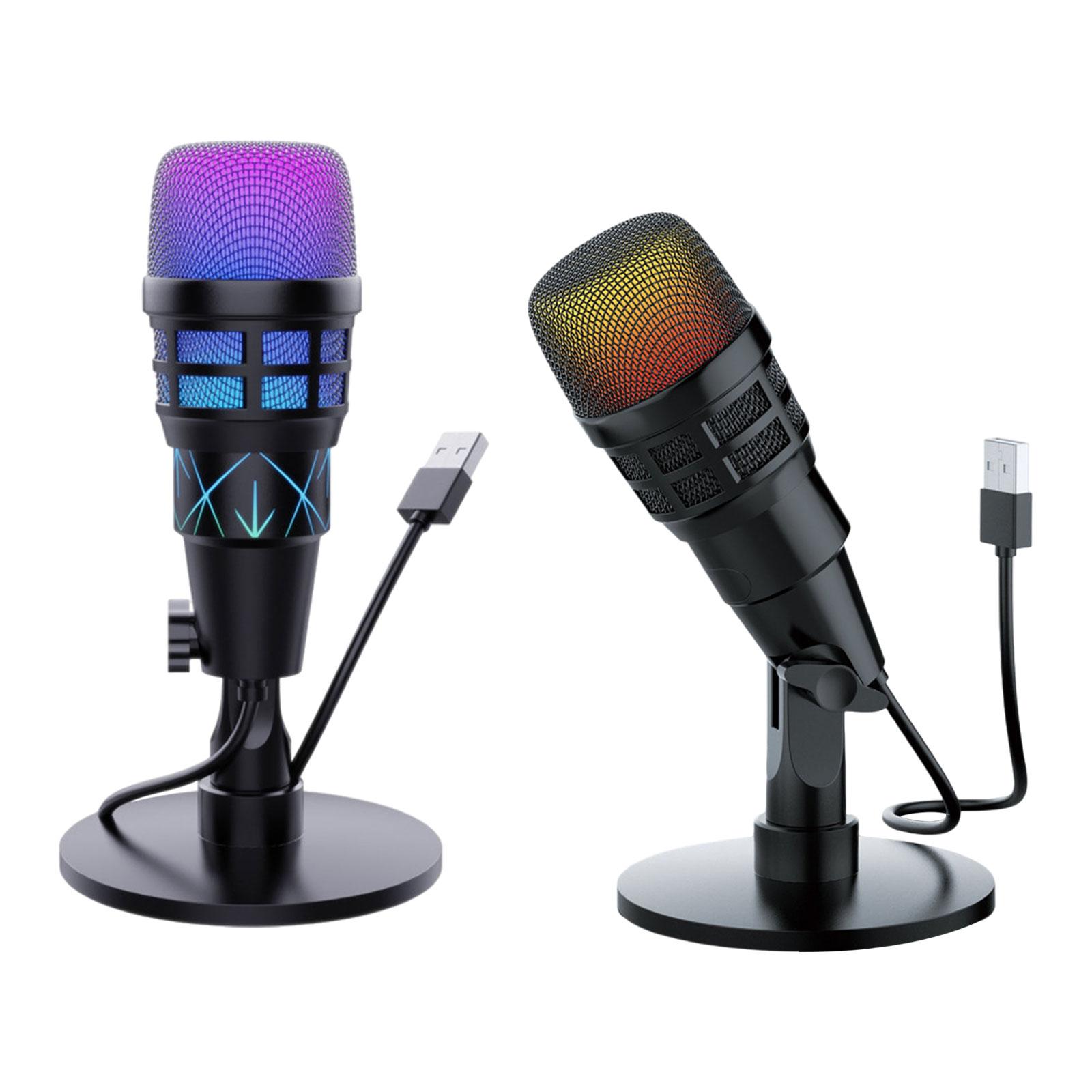 Streaming Mic Condenser - RGB USB 콘덴서 게임용 마이크 컴퓨터
