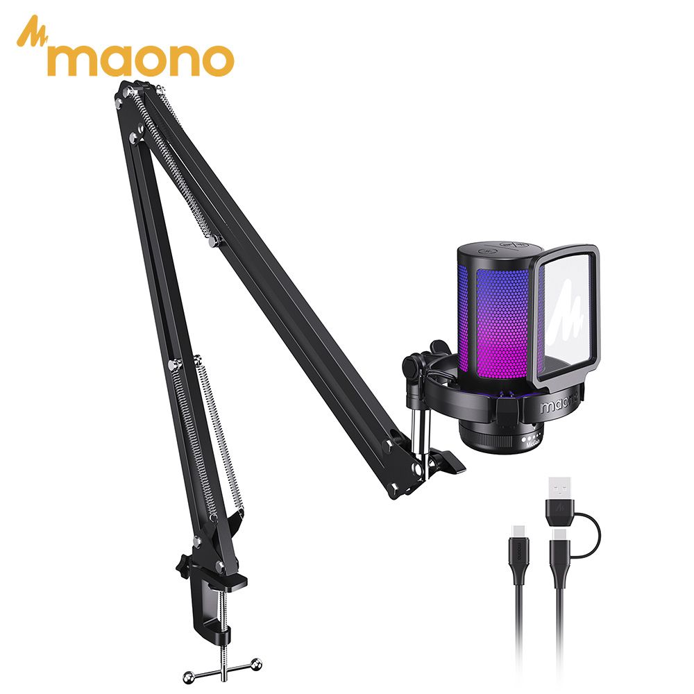 Streaming Mic Condenser - MAONO DGM20S 게이밍 USB 마이크 콘덴서