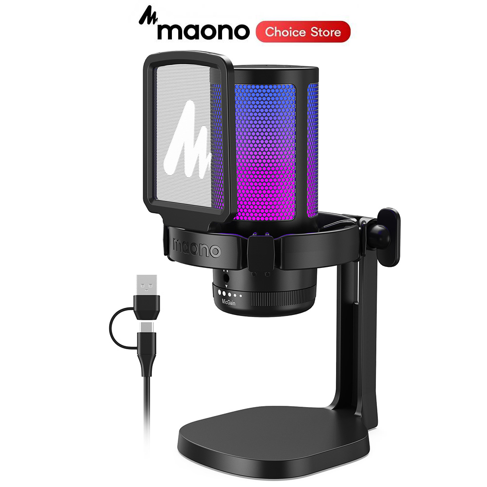 Streaming Mic Condenser - MAONO DGM20 PC용 게이밍 마이크 콘덴서
