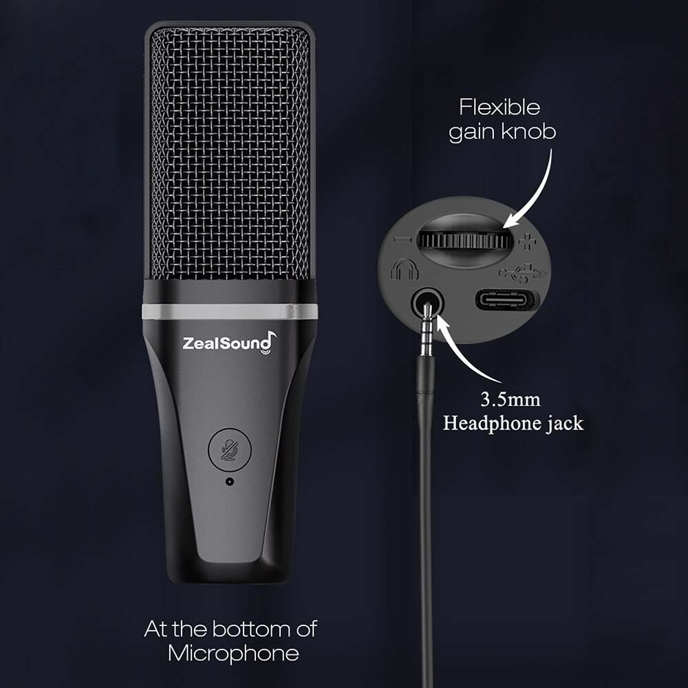 Zealsound RGB 녹음 마이크, 관절 암, US - Streaming Mic Condenser 리뷰 및 가격