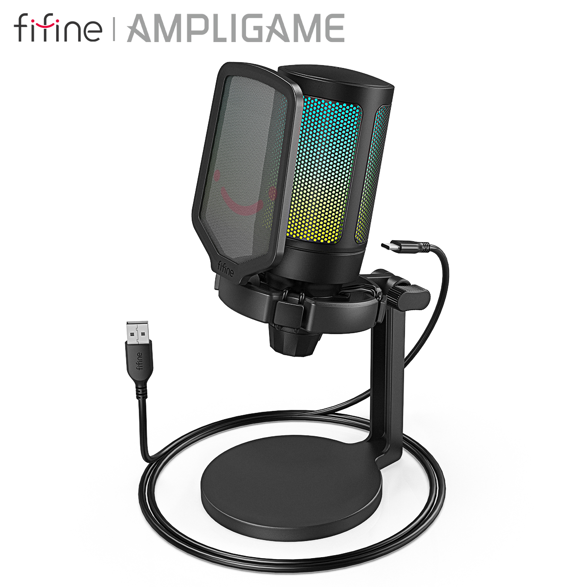 쇼크 마운트, 게인 노브, 터치 무트 기능이 있는 FI - Streaming Mic Condenser 리뷰 및 가격