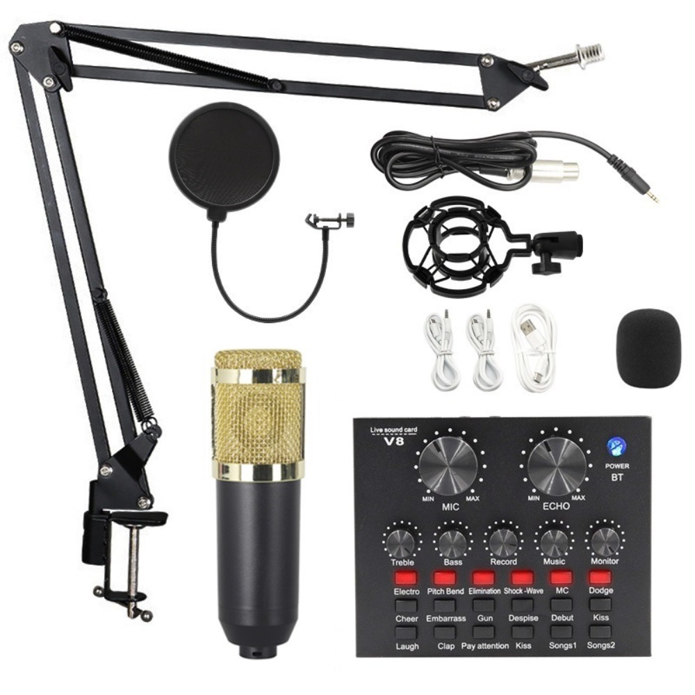 BM800 콘덴서 마이크 키트 스트리밍 모바일폰 보이스 - Streaming Mic Condenser 리뷰 및 가격