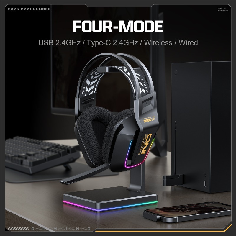 ONIKUMA GT828 게이밍 헤드셋 4 모드 무선  - Esports Gaming Headset 리뷰 및 가격