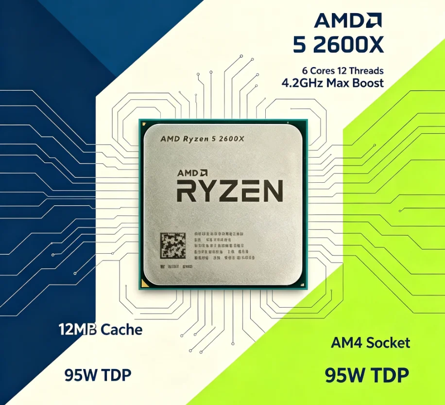 AMD R5 2600X 12nm AM4 데스크탑 프로세 - Gaming Esports Esports 리뷰 및 가격