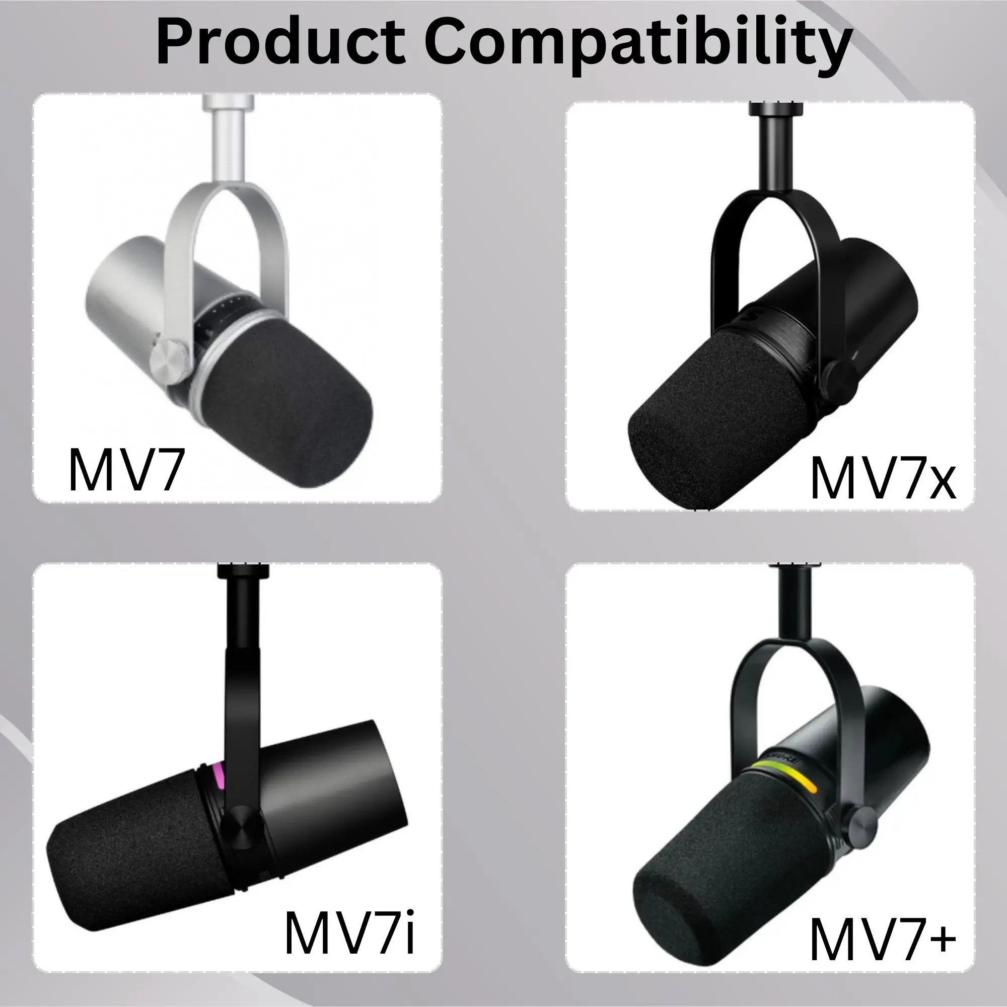 슈어 MV7, MV7X, MV7i, MV7+ 마이크 붐 - Microphone Arm Boom 리뷰 및 가격