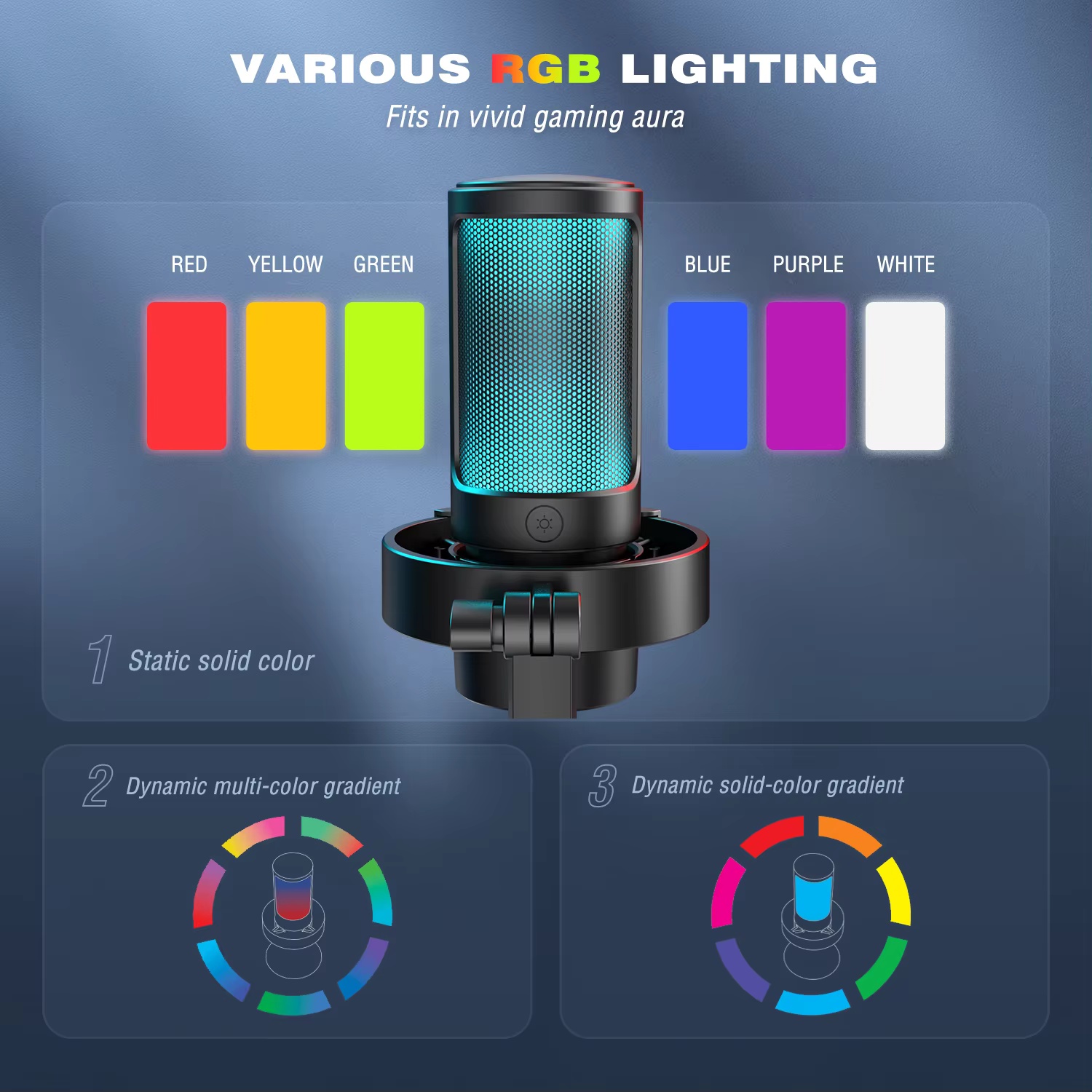FIFINE RGB 컨트롤이 가능한 게임용 마이크, 무 - Streaming Mic Condenser 리뷰 및 가격